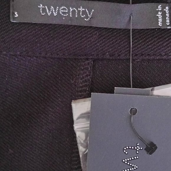 Nwt $255 TWENTY Black Curved Hem Blazer Jacket  PS - Picture 6 of 8